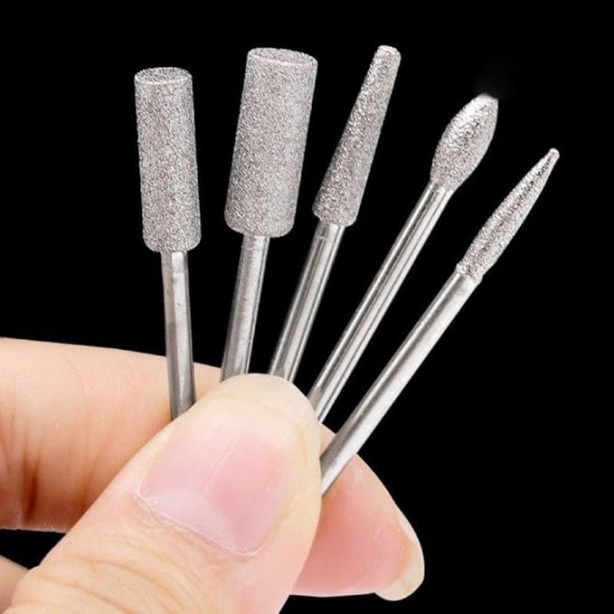 Pack of 2 Sets,Nail Drill bits Set,Premium 3/32''(2.35mm) Nail Bit Nail Art Tools for Professional Acrylic Gel Nails (Standard, 2)