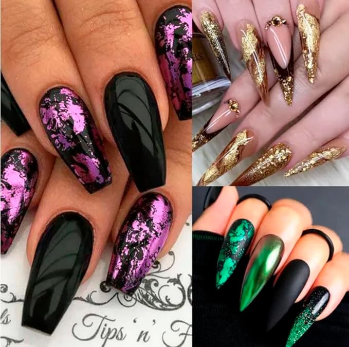 Nail Art Chameleon Glitters Sequins Chunky Iridescent Holographic Flakes Confetti Iridescent Powder for Nail DIY
