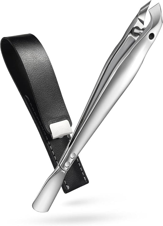 BEZOX Slim Cuticle Clipper with Pusher – 5mm Jaw Stainless Steel Manicure Tools Mini Cuticle Trimmer