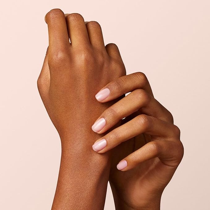 Manucurist - Green Hortencia Nail Polish - Sheer Pink Nail Polish - 9-Free, Vegan and Plant-Based - Quick Dry Manicure - Non Toxic - Made in France - 0.5 fl oz
