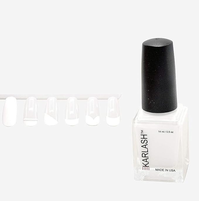 Karlash Nail Polish for White French Tips Nail Art 0.5 ounce