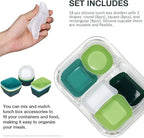 24 Pcs Silicone Lunch Box Divides, Lunch Accessories, 3 Shapes | Reusable - Image 3