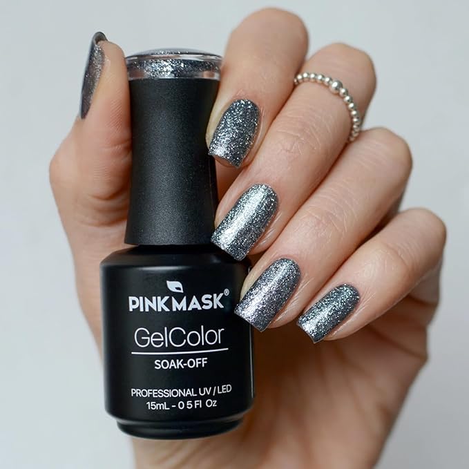 PINK MASK Gel Color Nail Polish Piantao - Tango Col. 15ml / o.5 oz - UV/LED Gel Polish, Non Wipe, Long Lasting, Soak Off Formula