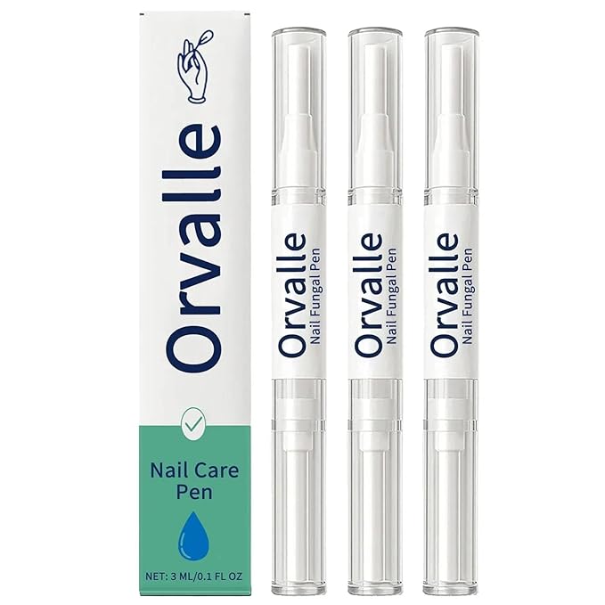 Orvalle Nail Fungus Pen, Nail Growth Treatment Repair Serum Twist Pen Activator for Repair & Strengthener(3PCS)