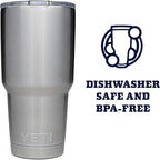 YETI Rambler 30 oz Stainless Steel Vacuum Insulated Tumbler w/MagSlider Lid - Image 5