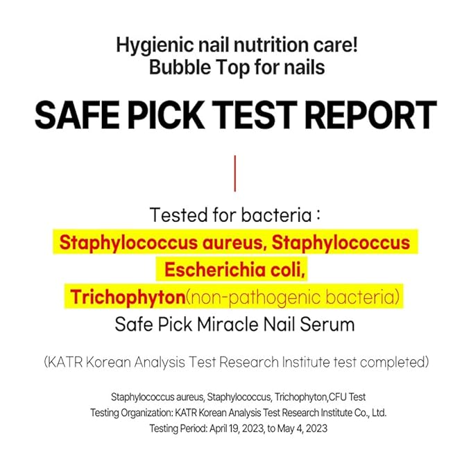Safepick Intensive Nail Strengthener Serum for Weak, Thin & Damaged Fingernails - Keratin & Biotin Formula for Restoration & Growth Support - Quick-Drying