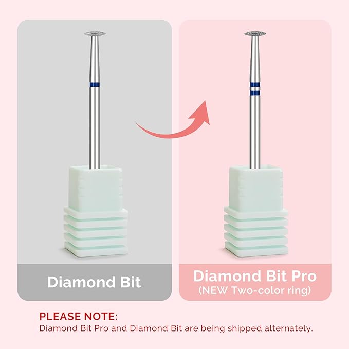 MelodySusie 5mm Umbrella Shape Cuticle Clean Nail Drill Bit 3/32'', Professional Safety Carbide Diamond Under Nail Cleaner for Cuticle Dead Skin Nail Prepare, Beginners Bits, Series Bit-S, Medium