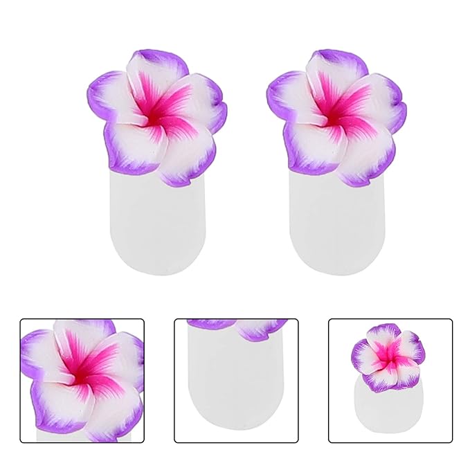 Uonlytech Nail Art 32pcs Silicone Toe Separators Flower Toe Separator Toe Nail Separators Toes Dividers Pedicures Nail Art Tools Pedicure Spacers for Nail Salon Toes Dividers