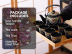 Japanese Tea Set for Adults, Japanese Teapot Set - Image 5