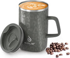 Ideus 16 oz Insulated Stainless Steel Coffee Mug by IDEUS