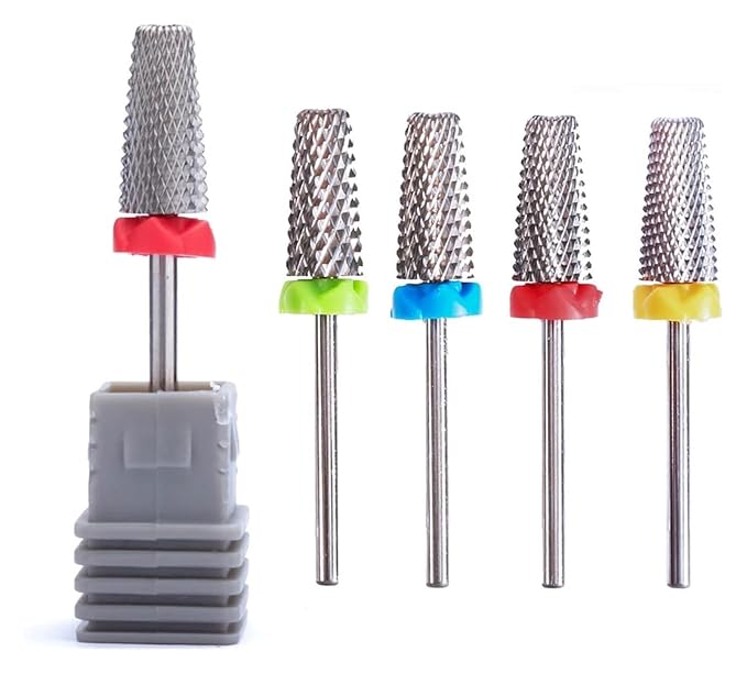 PPTD 5 in 1 Carbide Multi-Function Round Tungsten Carbide Nail milling Drill bits Double Hand use