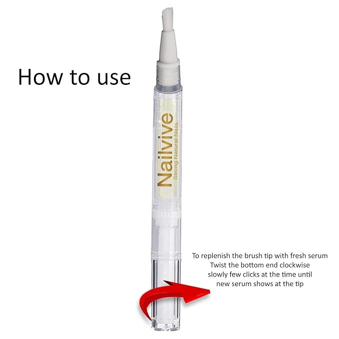 NAILVIVE Nail Serum Natural Keratin Nail Treatment Silk Proteins Proven Natural Formula Strengthening Hardening nails Instantly Prevents Splits Chips Peels Cracks on Your Nails