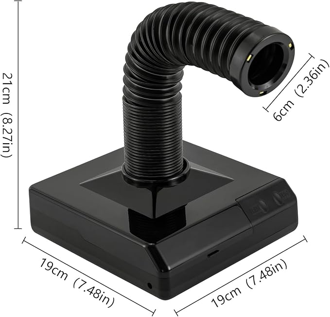 Countertop Vacuum Cleaner Dust Collector, Nail Art Manicure Dentist's Dust Clean Tool, Dust Collector Fan Vacuum Cleaner