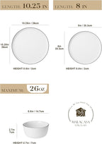 MALACASA 18-Piece Dinnerware Set - Image 2