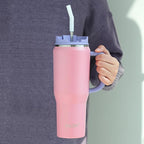 EALGRO 40 oz Tumbler with Handle, Insulated Tumblers with Lid and Straw | - Image 6