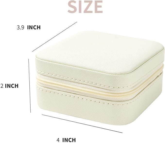 KElofoN Travel jewelry case Travel jewelry box Travel Jewelry Organizer Small - Image 2