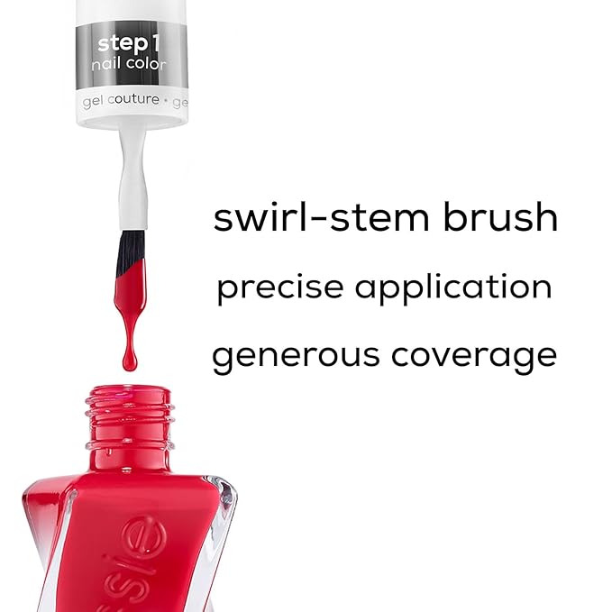 essie gel couture, Long-Lasting Nail Polish, 8-free Vegan, Fashion Freedom, Blue, Cut Loose, 0.46 fl oz