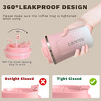 SPLMIFA Travel Coffee Mug Leak-Proof, Reusable Coffee Cups - Image 5