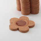 12PCS 3/8" Thick Cork Coasters for Drinks, Absorbent and Reusable Coaster Set - Image 7