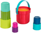 Battat Stacking Cups, Stack Up Cups Nesting Toy Set, 10 Pieces, Toddler | 9 - Image 2