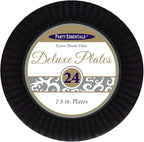 Party Essentials Deluxe Quality Hard Plastic 7.5-Inch Round Party/Salad Plates - Image 2