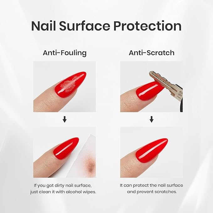Beetles 4 Pcs 15ml Gel Top Coat and Base Coat Set with Nail Dehydrator and Primer Professional Nail Prep Acid-Free & Hema-Free Dehydrate Bond Primer Set for Acrylic & Gel Nail Polish Fall Nail Gifts