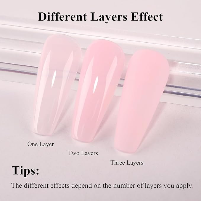 Imtiti Rubber Base Gel Polish, 15ML Nude Pink Color Base Gel For Nails Builder Gel Sheer Jelly Strengthener For Starters DIY Nail Art Soak Off UV LED