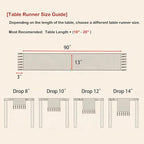 Cotton Farmhouse Table Runner - Image 5