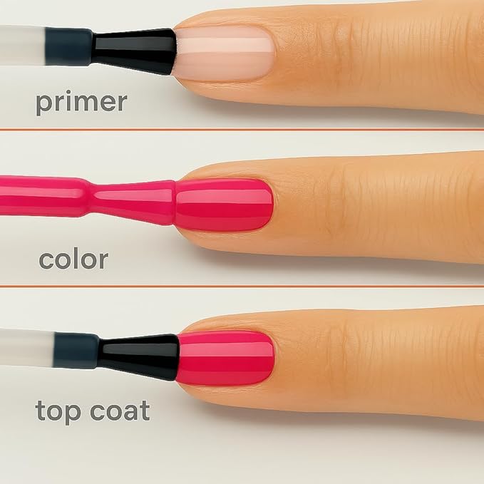Sally Hansen Miracle Gel Salon Quality Nail Polish | Gel-Like Formula, Two-Step System, No UV Light Needed, Long Lasting | Opaque, Glossy | 252 Rose & Shine | Muave Rose Nail Color