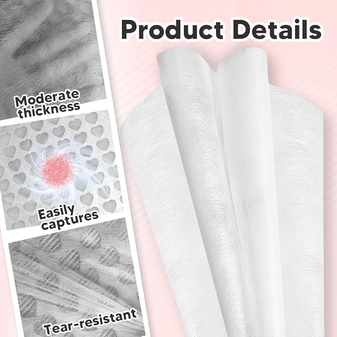 200 Sheets Nail Dust Collector Filter Paper with 12 Pcs Velcro Disposable Nail Dust Filters for Most of Nail Dust collector Machine Nail Tech Nail Supplies Accessories for Nail Salon&Home