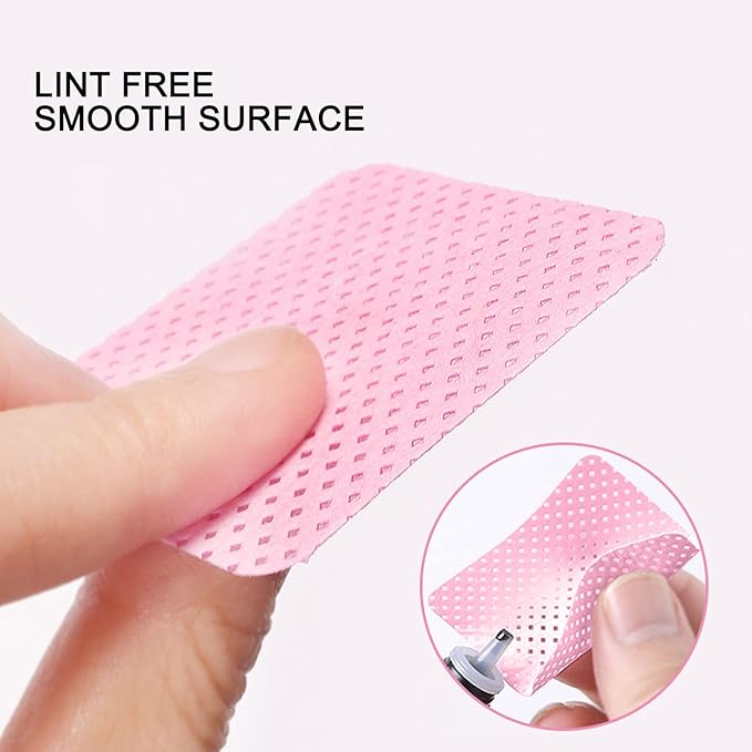 Lint for f ree Nail Wipes , 1000pcs Lash Extension Glue Wipes , Lint for f ree Wipes , Soft Nail Polish Remover Wipes , Eyelash Extension Glue washing Pad , Nail Supplies , for Lash Extension Supplies