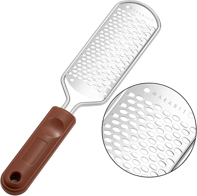 Makartt Foot File: Colossal Foot Scrubber Metal Foot Spa Pedicure Tools Callus Remover for Feet Dead Skin Care Removers Scraper Professional Rasp Callus Shaver Removal