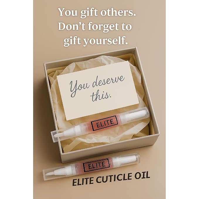 Elite Cuticle Oil Pen (Lily) – Gentle Hydration for Nails & Cuticles with Jojoba Oil & Vitamin E – Floral Nail Care Oil (3ML)