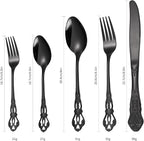 Black Silverware Royal Flatware Set - Image 5