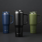 EALGRO 40 oz Tumbler with Handle, Insulated Tumblers with Lid and Straw | - Image 5