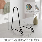 Artliving 2 Pack Display Stand Easel Iron Bowl Stands - Image 3