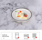 6-inch Small Porcelain Appetizer Plates, Snacks Plate - Image 3