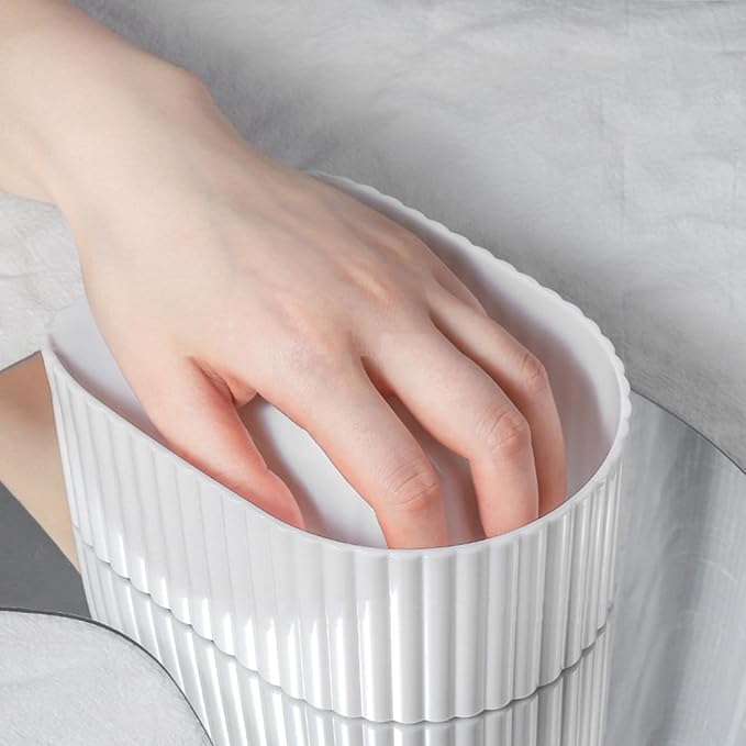 Acrylic Nail Soaking Bowl for Manicure Ergonomic Hand Rest Design for Nail Art Polish Remover and Treatment Ideal for Home and Salon Use 5.51 X 4.33 X 2.36 Inches
