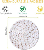 Drink Coasters 8 Pack with Holder, 4-Color Cotton Woven Absorbent Coasters Set - Image 2