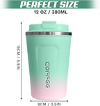SPLMIFA Travel Coffee Mug Leak-Proof, Reusable Coffee Cups - Image 4