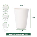 Freshware Coffee Cups 8 oz Disposable Paper Cups - Image 3