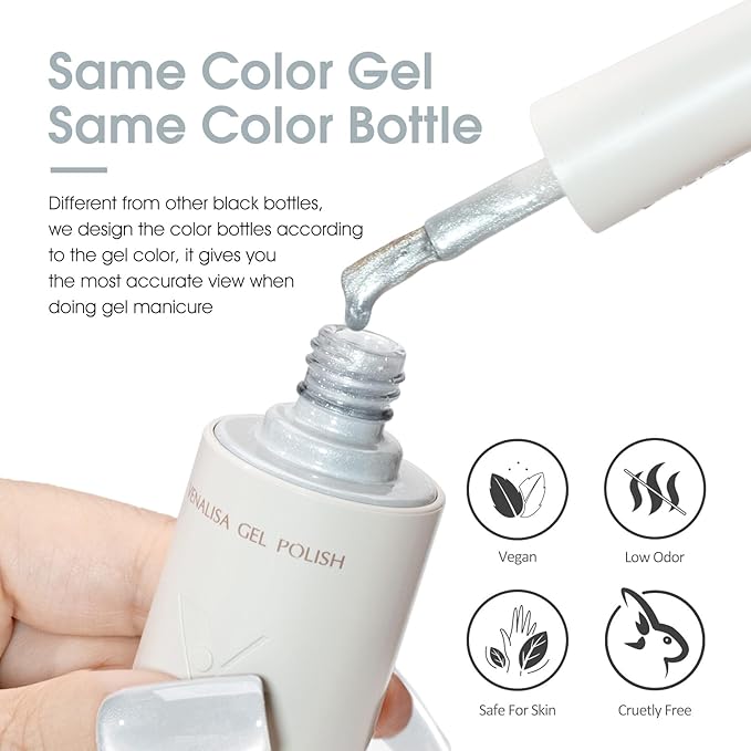 VENALISA Cat Eye Gel Nail Polish 1 Pcs 10ML Sparkle Glitter Shimmer Magnetic Gel Polish Soak Off Salon Manicure DIY at Home Nail Art For Girls Women