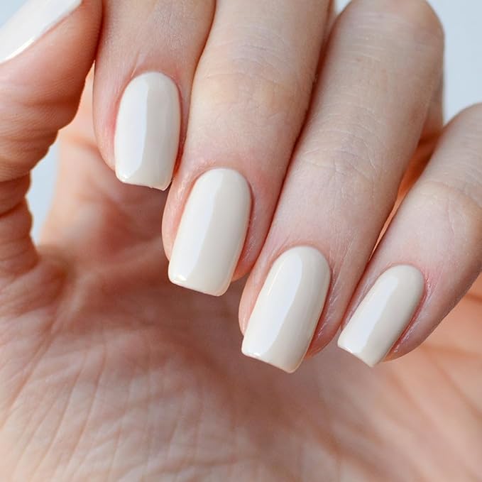 PINK MASK Gel Color Nail Polish Naked Ivory 15ml / o.5 oz - UV/LED Gel Polish, Non Wipe, Long Lasting, Soak Off Formula