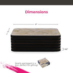 Pimpernel Shell Hunt Collection Coasters, Heat & Stain Resistant Tabletop - Image 7