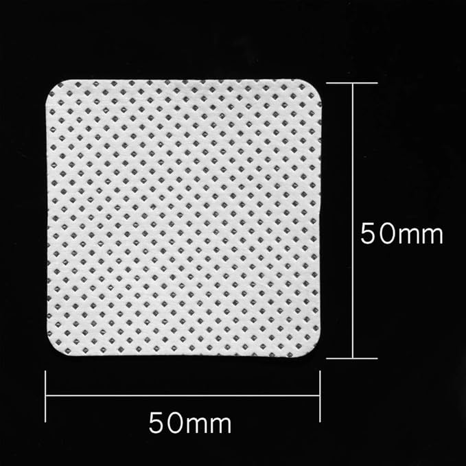 BLUERISE Lint Free Nail Wipes White 1200pcs Nail Polish Remover Pads Soft Absorbable Eyelash Extension Glue Cleaning Wipes