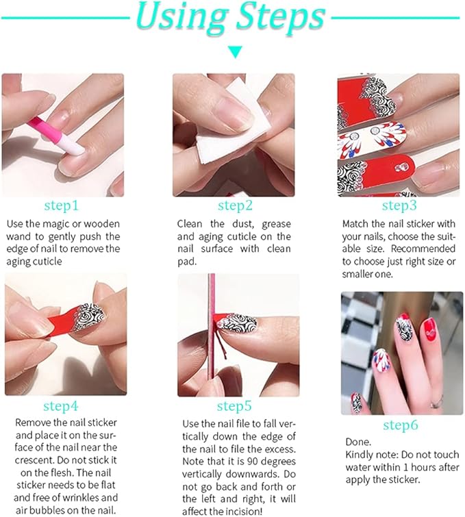224 Pieces 16 Sheets Women's Nail Wraps Christmas Nail Polish Strips Stickers for Nails Self Adhesive Maple Leaf Fall Nail Wraps Fingernail Stickers with Nail File for Women Girls