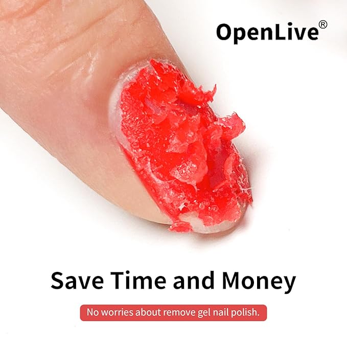 2 Bottles of 10ml Nail Gel Quick Remover, Professional Nail Gel Remover, Removes Quickly and Easily in 3-5 Minutes, No Need to Soak or Wrap the Gel Remover