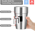 Stainless Steel Double Wall Cup, 16 oz Insulated Tumbler, 4 Pack Unbreakable - Image 3