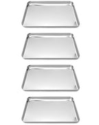 QWORK Stainless Steel Surgical Tray, Flat Bottom Tray, - Image 8