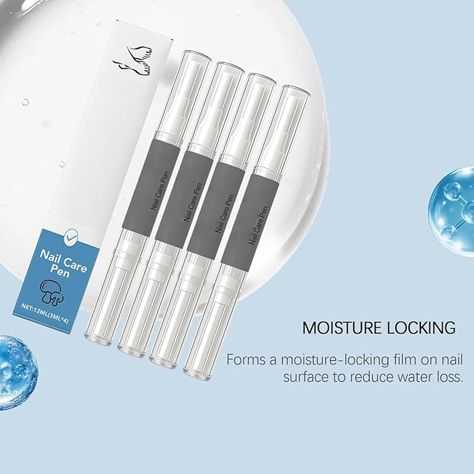 4 Pack Nail Care Pen, Repair & Strengthener Maintenance Serum for Healthy Nails